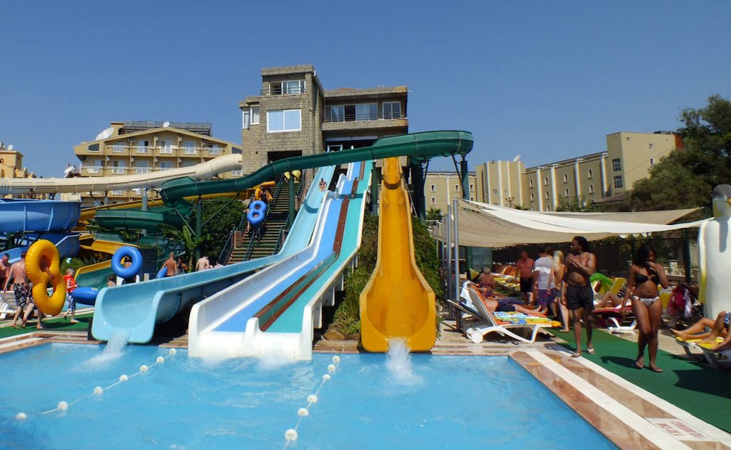 Atlantis Marmaris Water Park Free Fall Slide